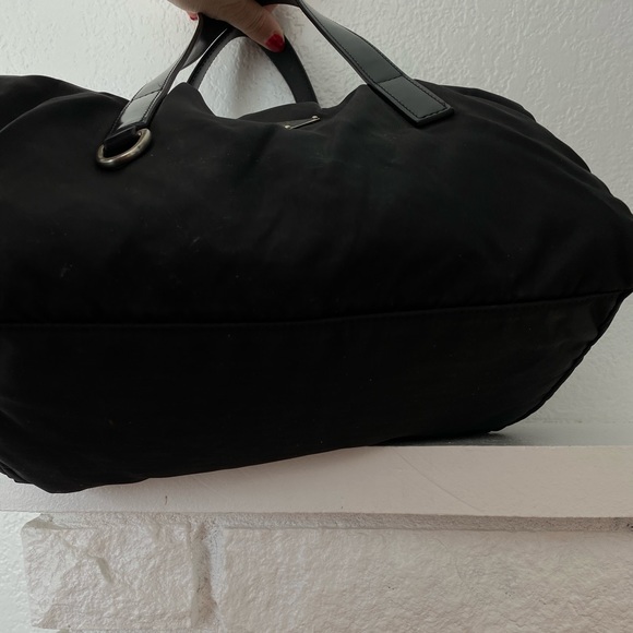 Prada black nylon duffle satchel bag - Picture 10 of 10
